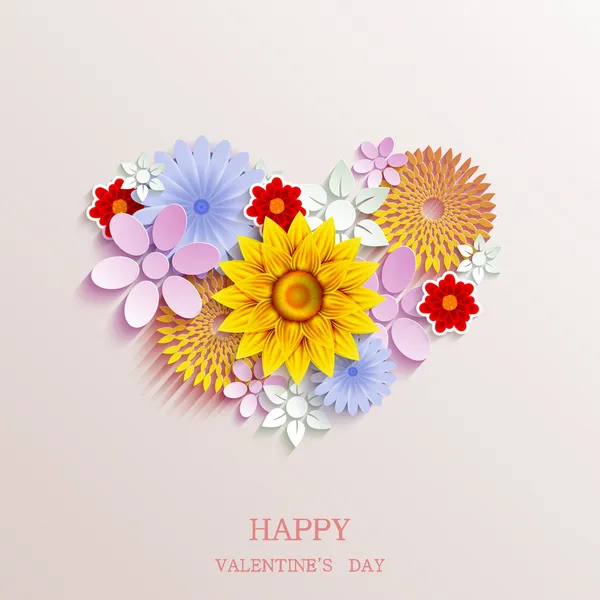 Vector Valentine fundo do dia — Vetor de Stock