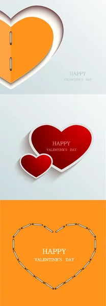 Vector valentines day background. Eps10 — Stock Vector