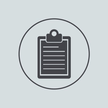 gri arkaplan vektör daire simgesi. EPS 10