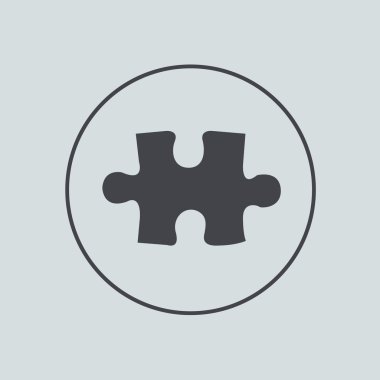 gri arkaplan vektör daire simgesi. EPS 10