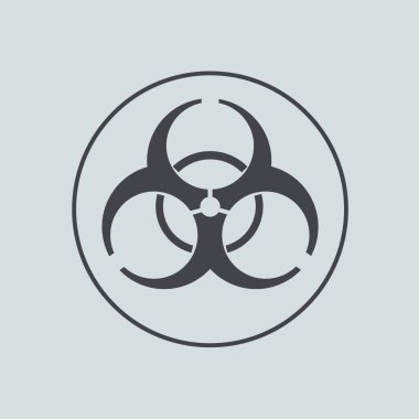 gri arkaplan vektör daire simgesi. EPS 10