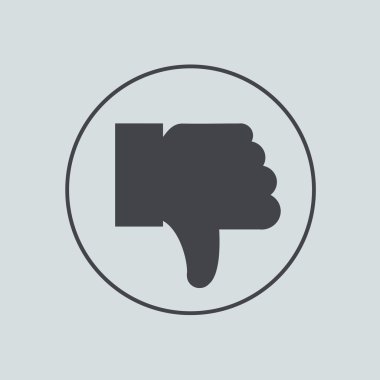 gri arkaplan vektör daire simgesi. EPS 10