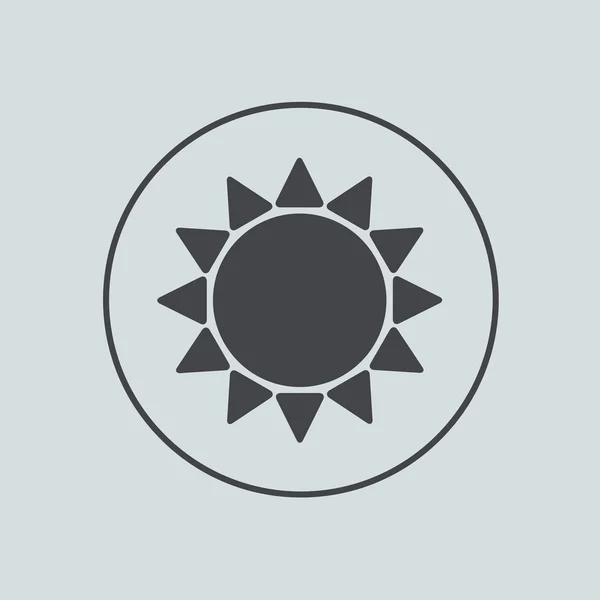Icono de círculo vectorial sobre fondo gris. Eps 10 — Vector de stock