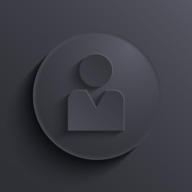 vektör modern dark circle kutsal kişilerin resmi. eps10