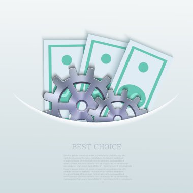 vektör modern düz iş geçmişi. EPS 10