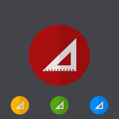 Gri üzerine vektör modern daire Icons set