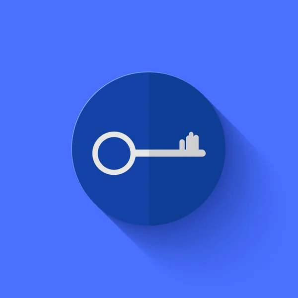 वेक्टर आधुनिक फ्लॅट निळा मंडळ चिन्ह . — स्टॉक व्हेक्टर