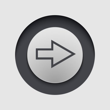 vektör modern daire simgesi. eps10