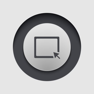 vektör modern daire simgesi. eps10