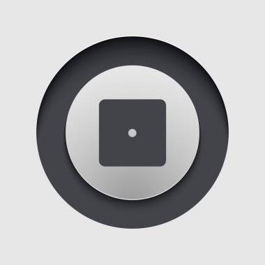 vektör modern daire simgesi. eps10