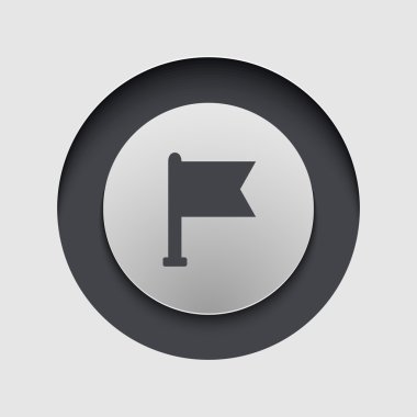 vektör modern daire simgesi. eps10