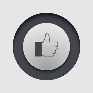 vektör modern daire simgesi. eps10