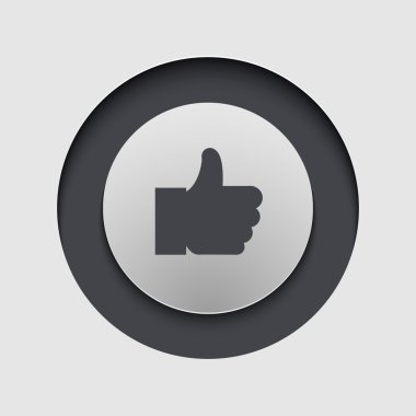 vektör modern daire simgesi. eps10