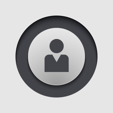 vektör modern daire simgesi. eps10