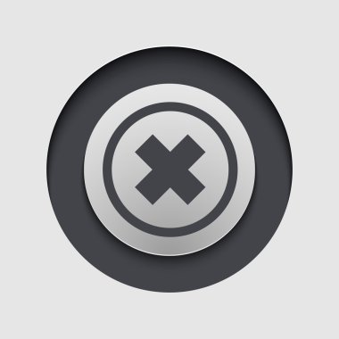 vektör modern daire simgesi. eps10