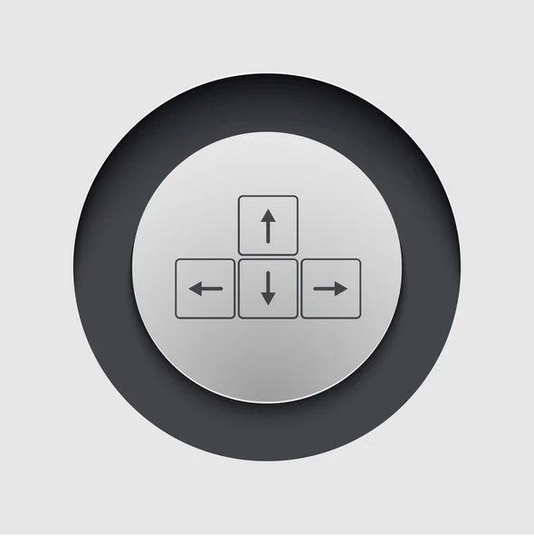 Vector moderne cirkel pictogram. eps10 — Stockvector