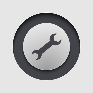 vektör modern daire simgesi. eps10