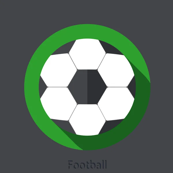 Diseño de elementos de fútbol vectorial — Vector de stock