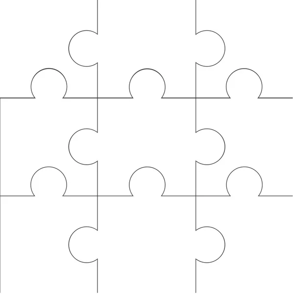 Vector moderno puzzle fundo —  Vetores de Stock