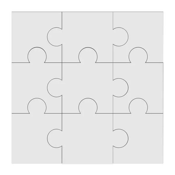 Vector moderne puzzel achtergrond — Stockvector