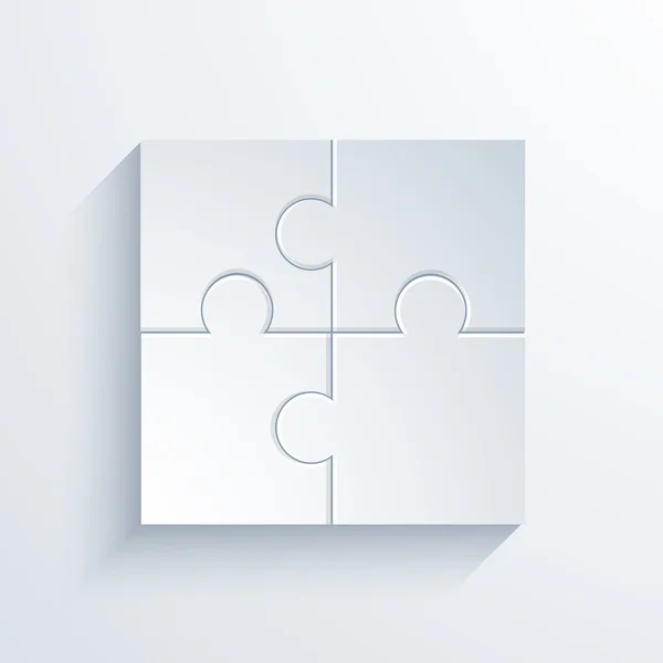 Vector moderno puzzle fundo —  Vetores de Stock