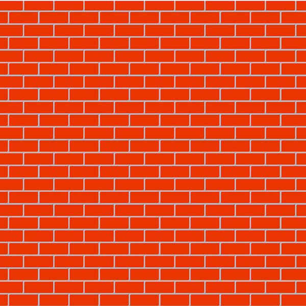 Vector red brick background texture. Eps10