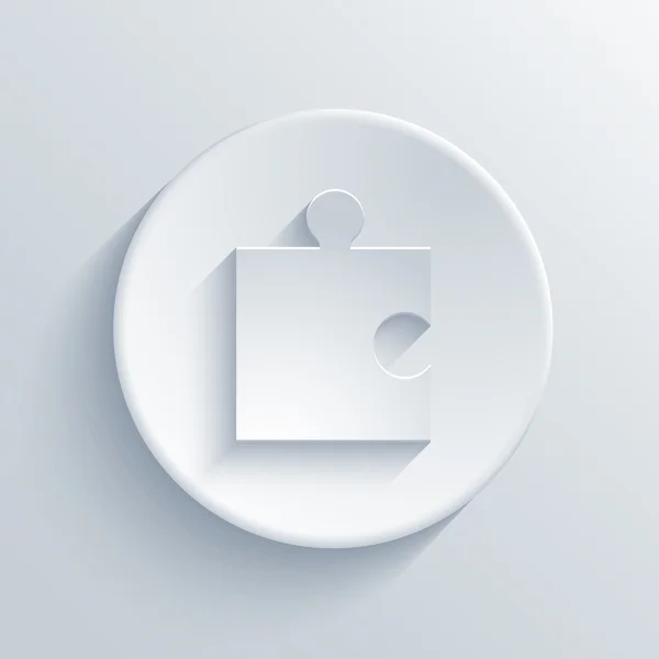 Vektorové moderní puzzle ikony pozadí. — Stockový vektor