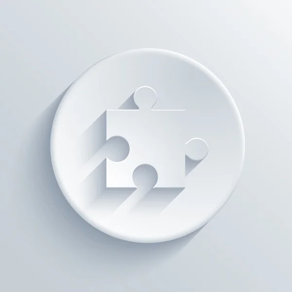 Vektor moderne Puzzle-Icons Hintergrund. — Stockvektor