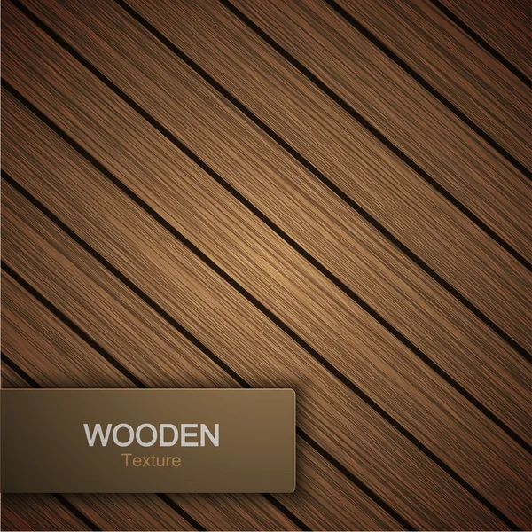 Vector modern wooden background. — Stock Vector