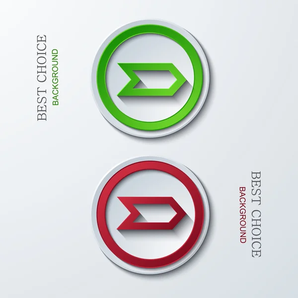 Vettoriale icone cerchio moderno — Vettoriale Stock