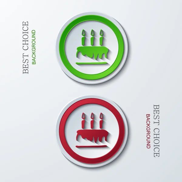 Vector moderne cirkel pictogrammen — Stockvector