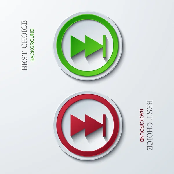 Vector modern circle icons — Stock Vector