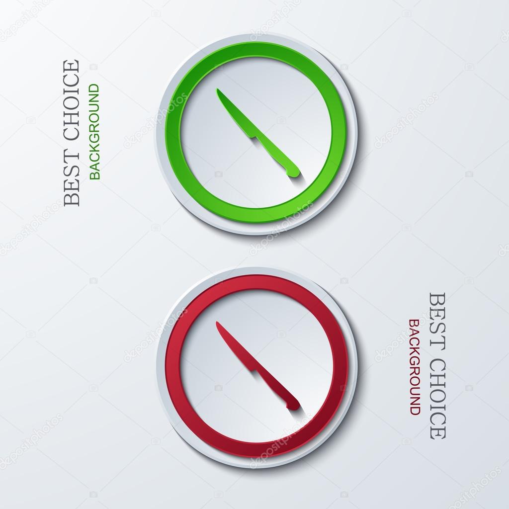 Vector modern circle icons