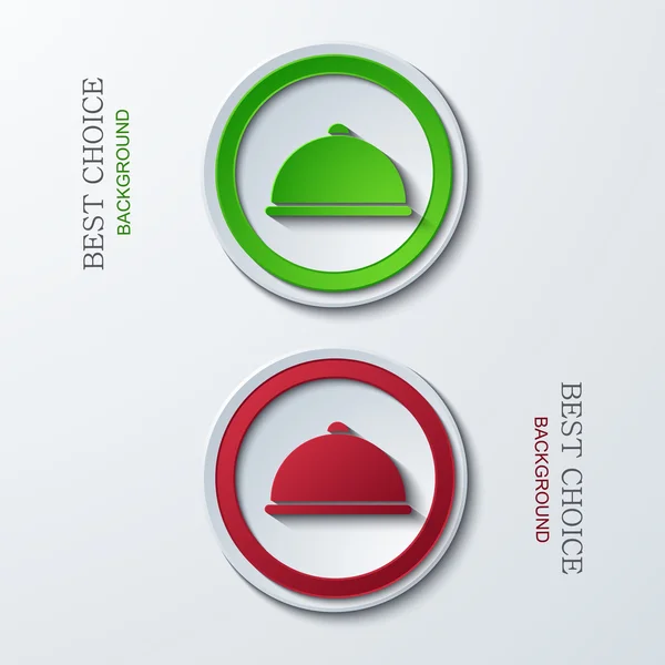 Vector iconos círculo moderno — Archivo Imágenes Vectoriales