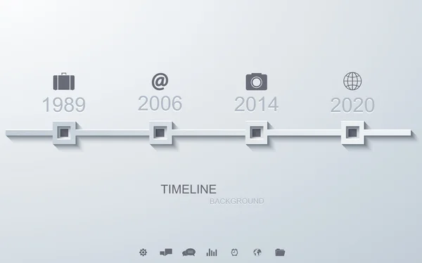 Vector línea de tiempo infografía elemento diseño . — Archivo Imágenes Vectoriales