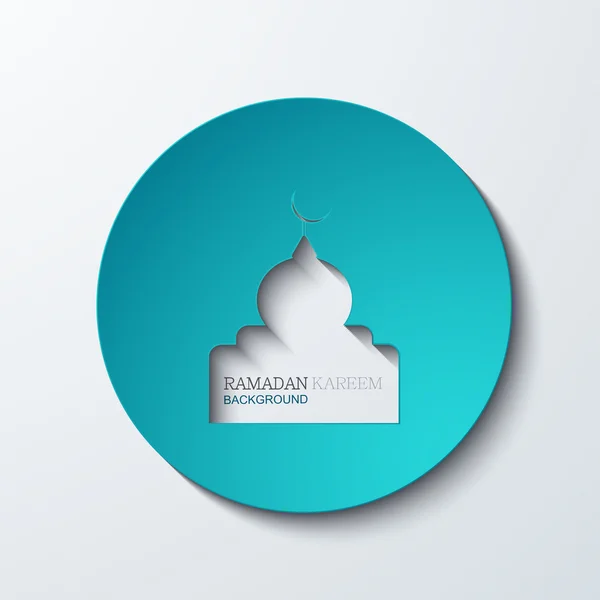Vektor Ramadan Kareem Hintergrund. — Stockvektor
