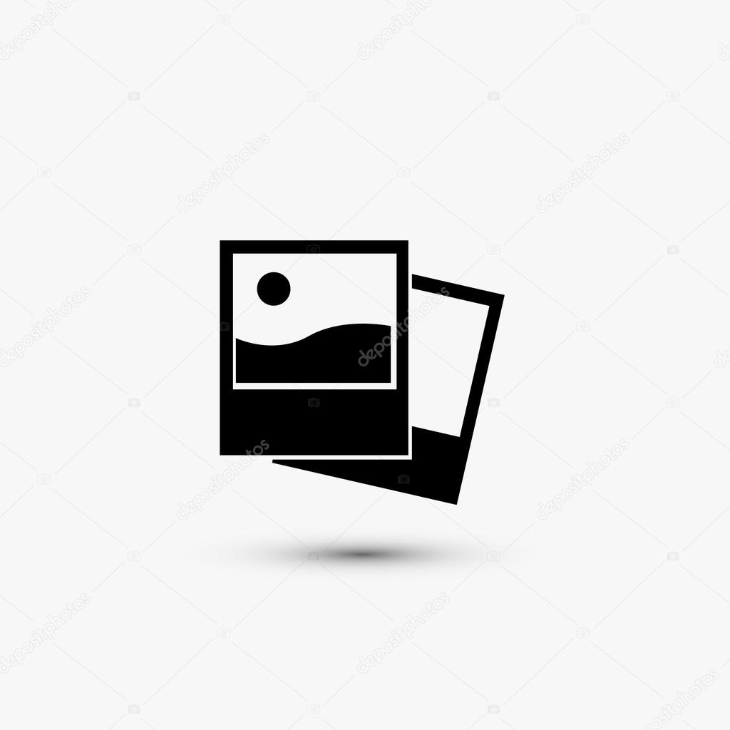 Vector black web icon on white background. Eps10