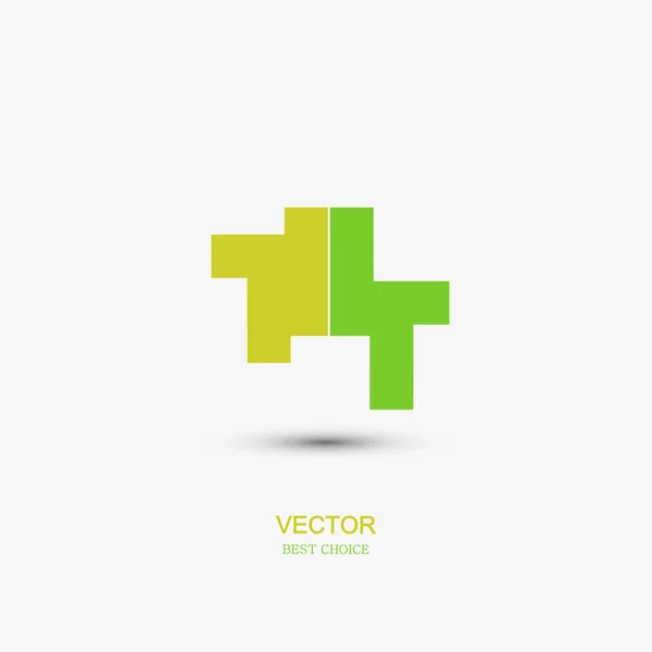 Statikai vektor absztrakt ikon. — Stock Vector