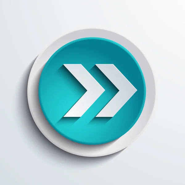 Vektorové ikony moderní modrý kruh. prvek webové — Stockový vektor