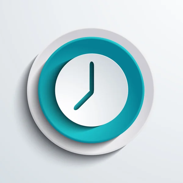 Vector modern blue circle icon. Web element — Stock Vector