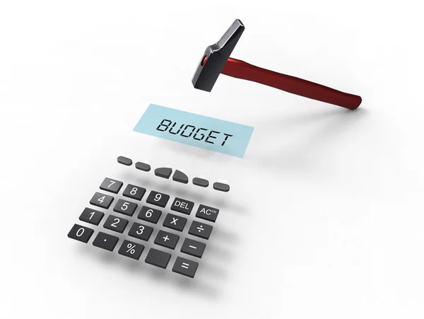 Attack of budget — Stockfoto