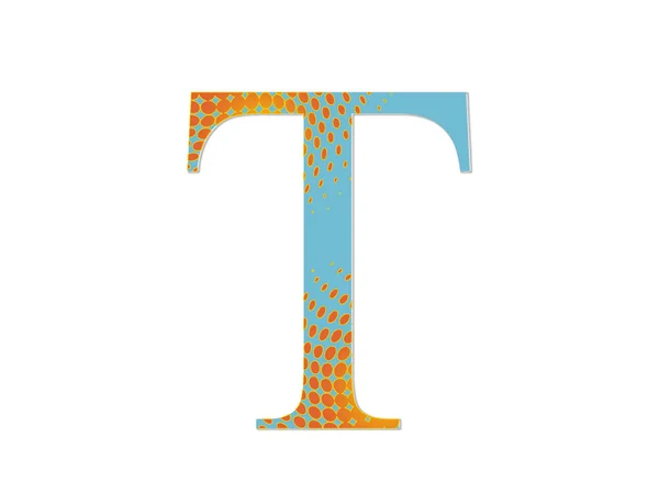 T slots de letras — Fotografia de Stock