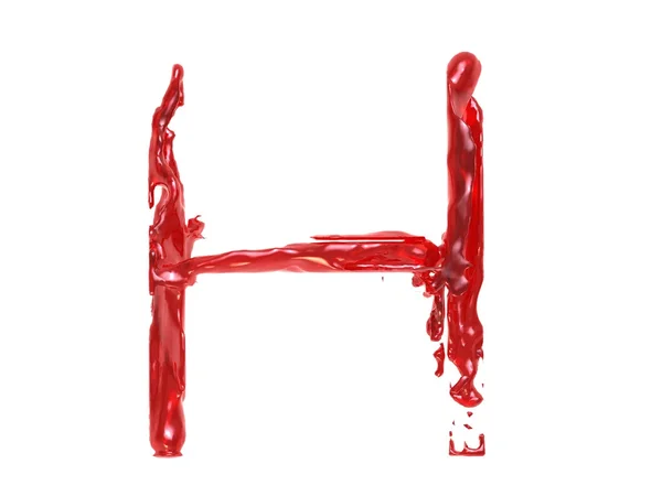 Буква H — стоковое фото
