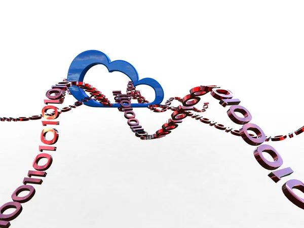 Scambio di cloud computing — Foto Stock