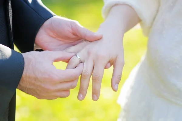 Ceremonie van het huwelijk — Stockfoto