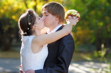 Güzel gelin ve damat