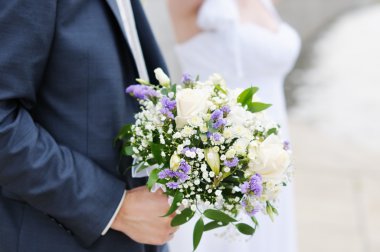 Düğün çiçek buketi