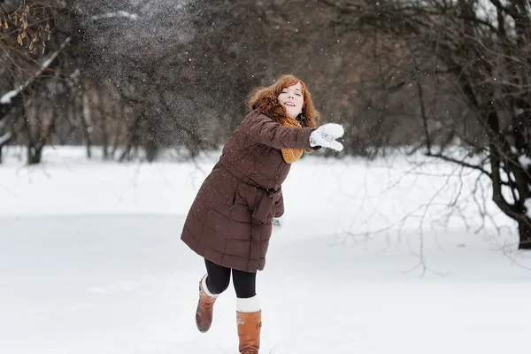 Divertimento in inverno — Foto Stock