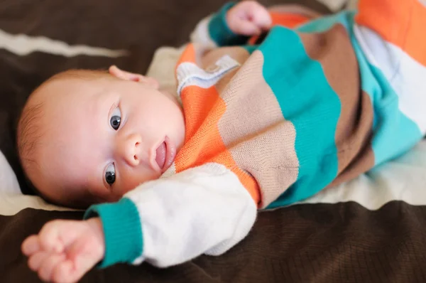 Newborn baby boy portrait — Stock Photo, Image