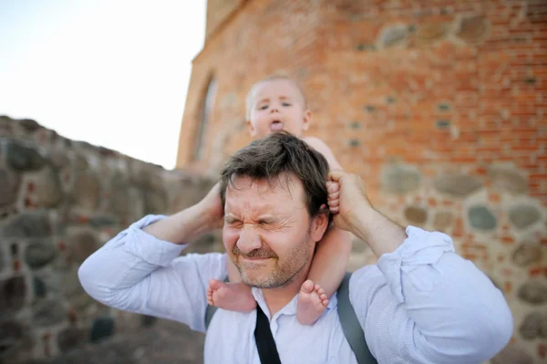 Father and his little son — Stock Photo, Image